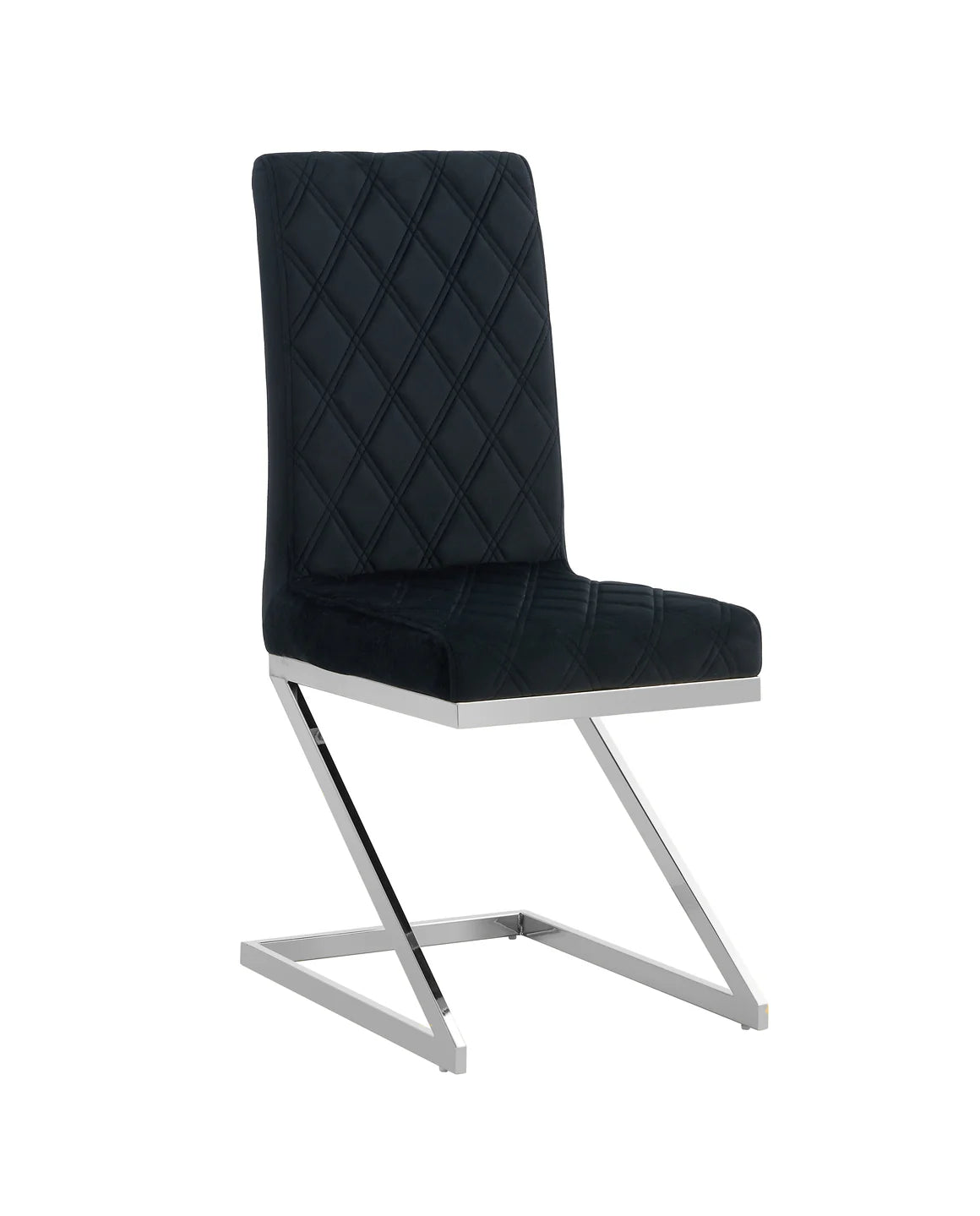 Lot de chaises COCOMAT Chrome, Or, et velours