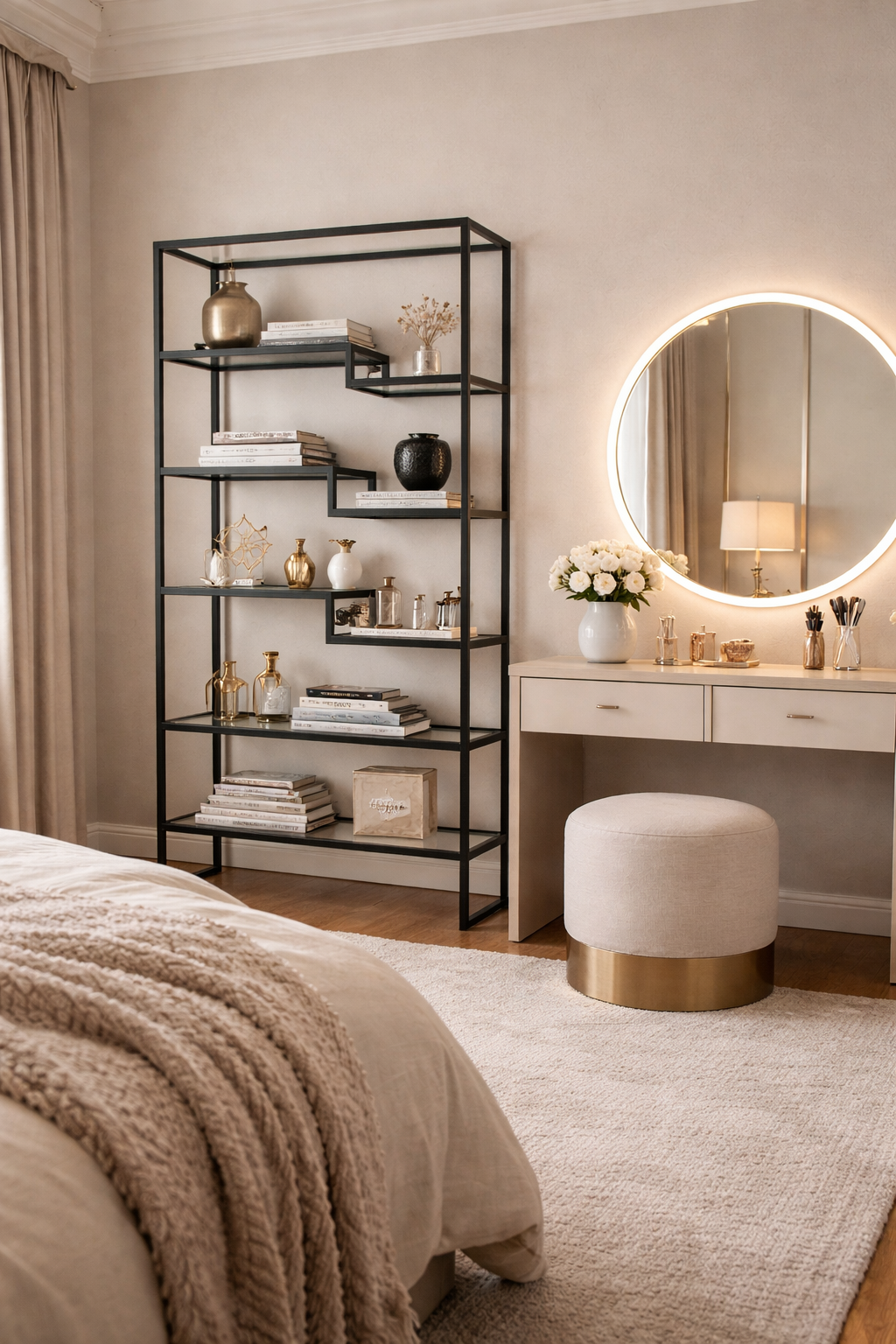 Bibliothèque étagère Noir Mat 08N  100x30x180 cm