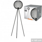 LAMPE TREPIED METAL NOIR 60X50X160CM ROND