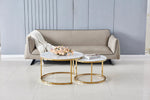 Lot de 2 tables basses gigognes