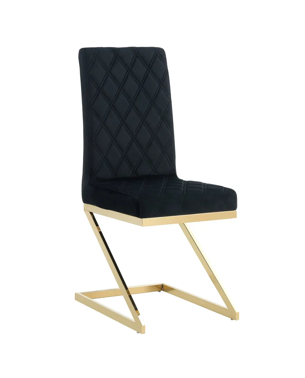 Lot de chaises COCOMAT Gold et velours