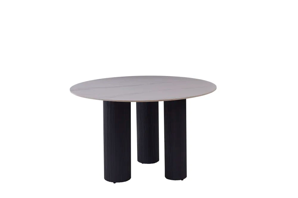 Table repas ANAIS plateau céramique 120 cm