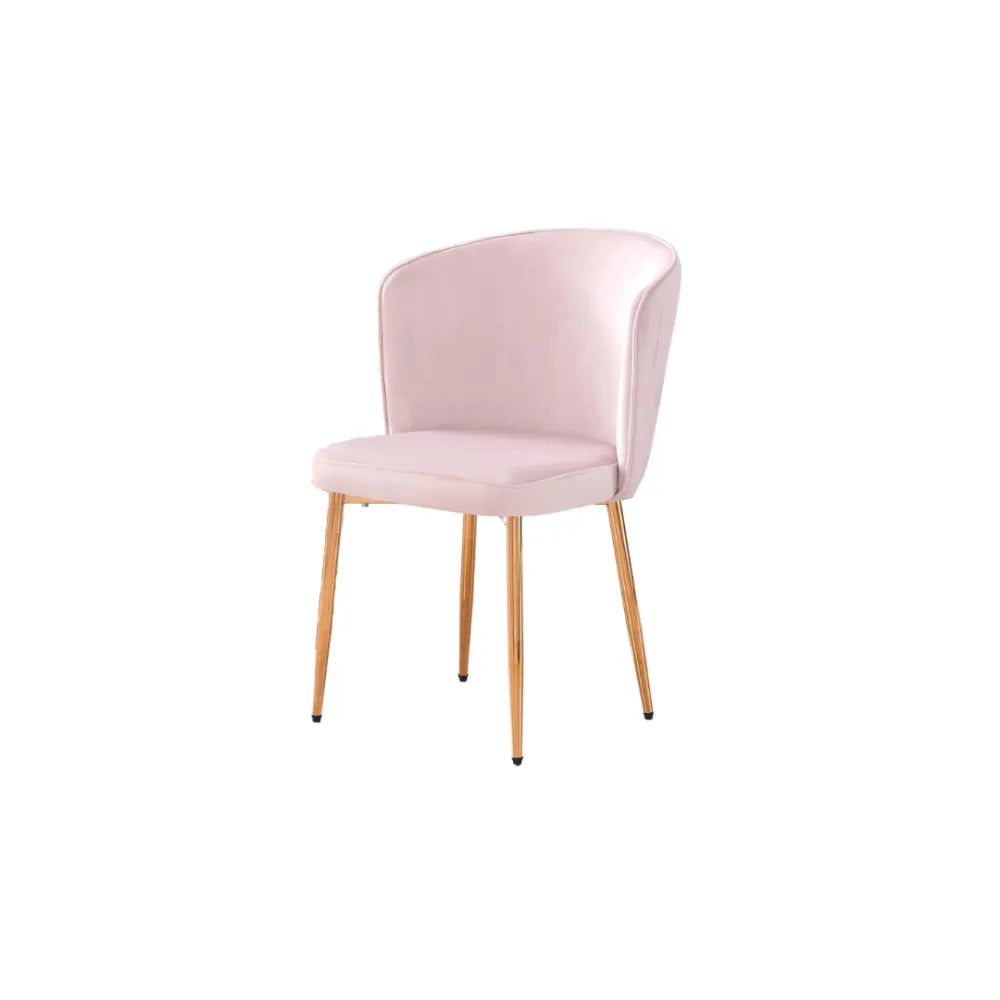 Lot de chaises moderne DIANA gold velours