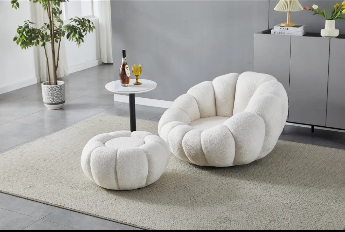 Fauteuil BUBBLE avec repose pied