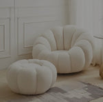Fauteuil BUBBLE avec repose pied