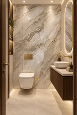 Panneaux  Revêtement  mural SALLE DE BAIN 122 CM  260 CM PS905 AURELIA BEIGE