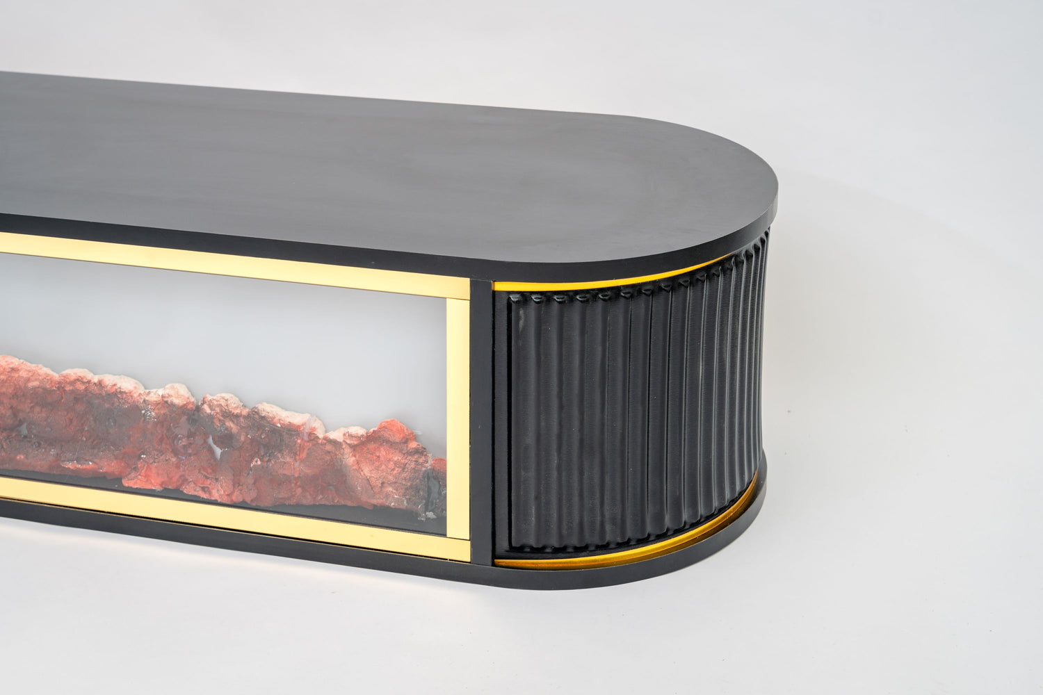 Meuble TV cheminée électrique